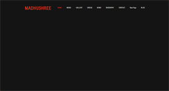 Desktop Screenshot of madhushree.com